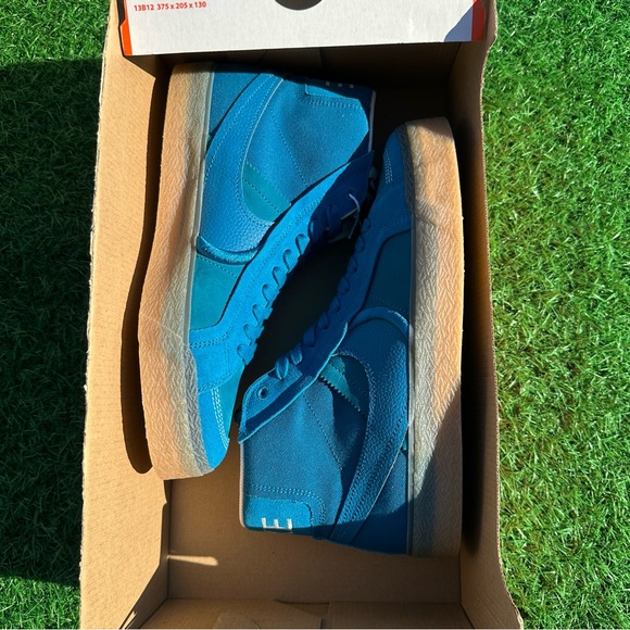 Nike Sb Zoom Blazer Mid Premium Green Abyss - Picture 3 of 12